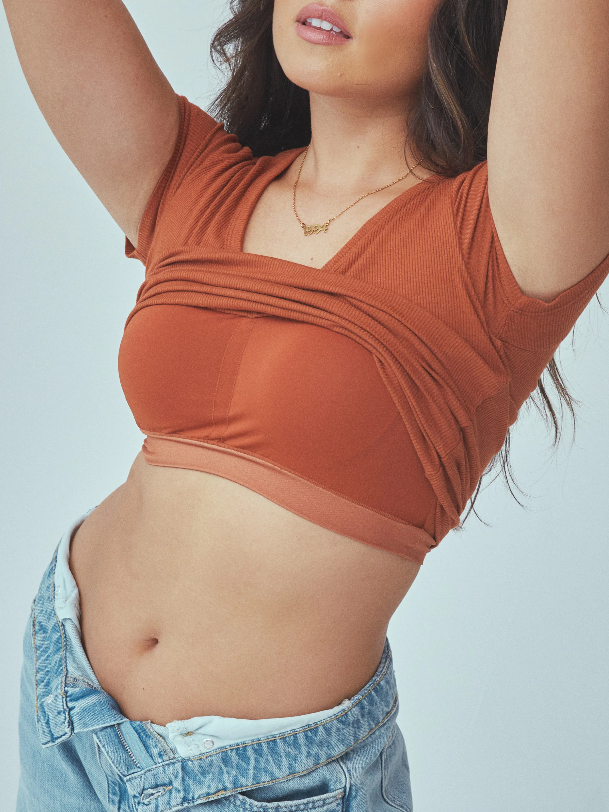 Bamboo V-Neck T-Shirt Brami - Image 16