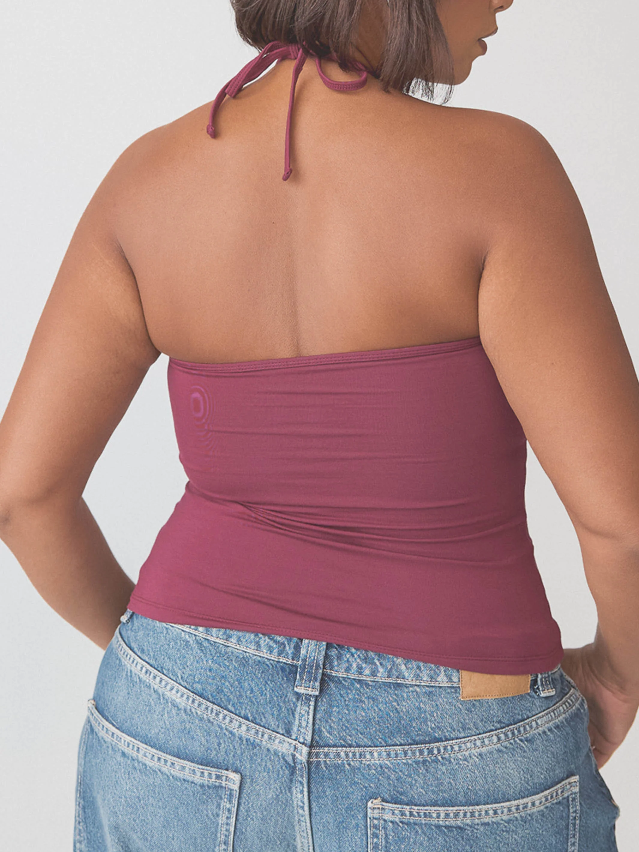 Braless Strappy Keyhole Brami Top - Image 5