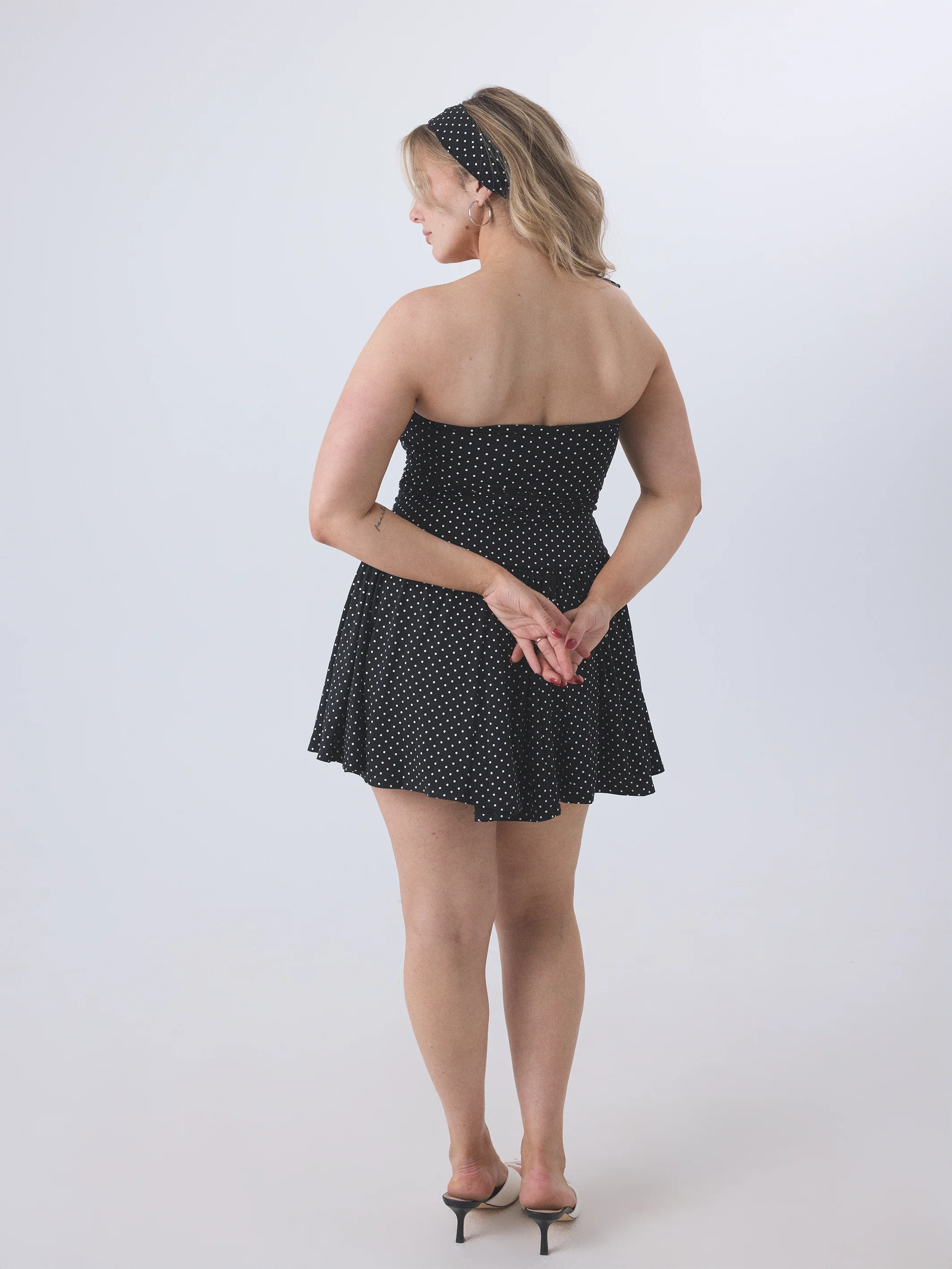 Drop Waist Braless Mini Dress - Image 8