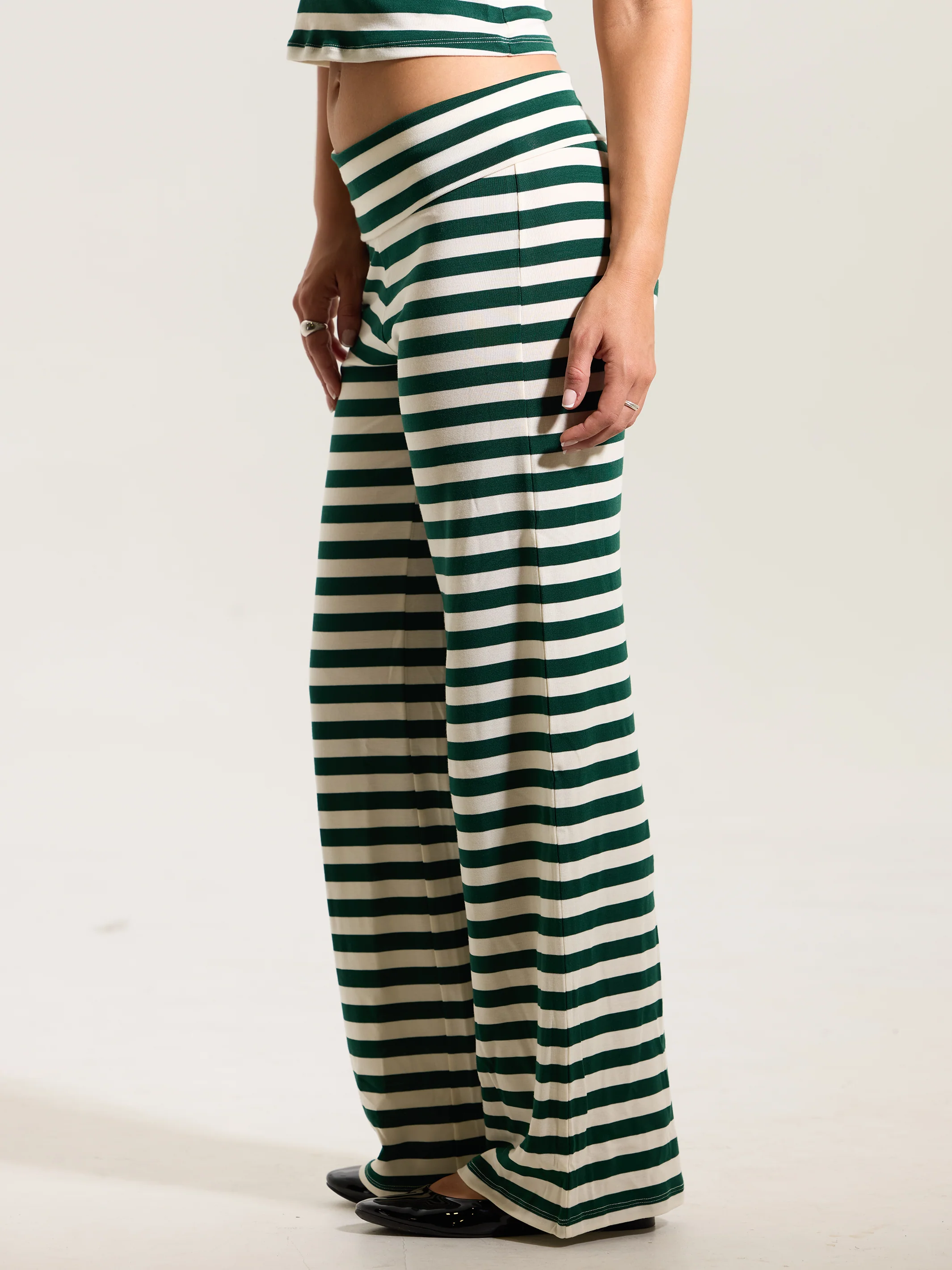 Fold Over Wide Leg Pants - Image 16