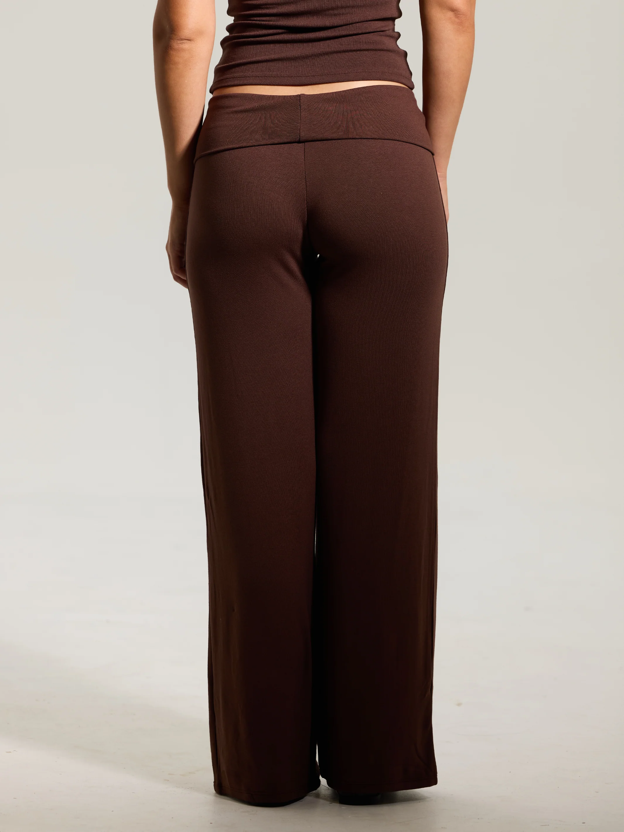 Fold Over Wide Leg Pants - Image 7