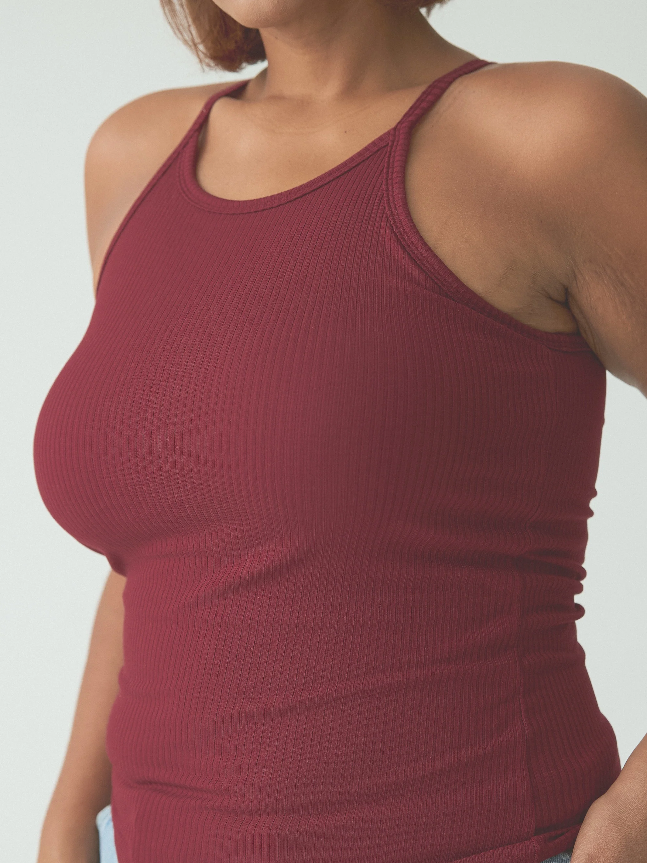 Ribbed High Neck Brami - Image 11
