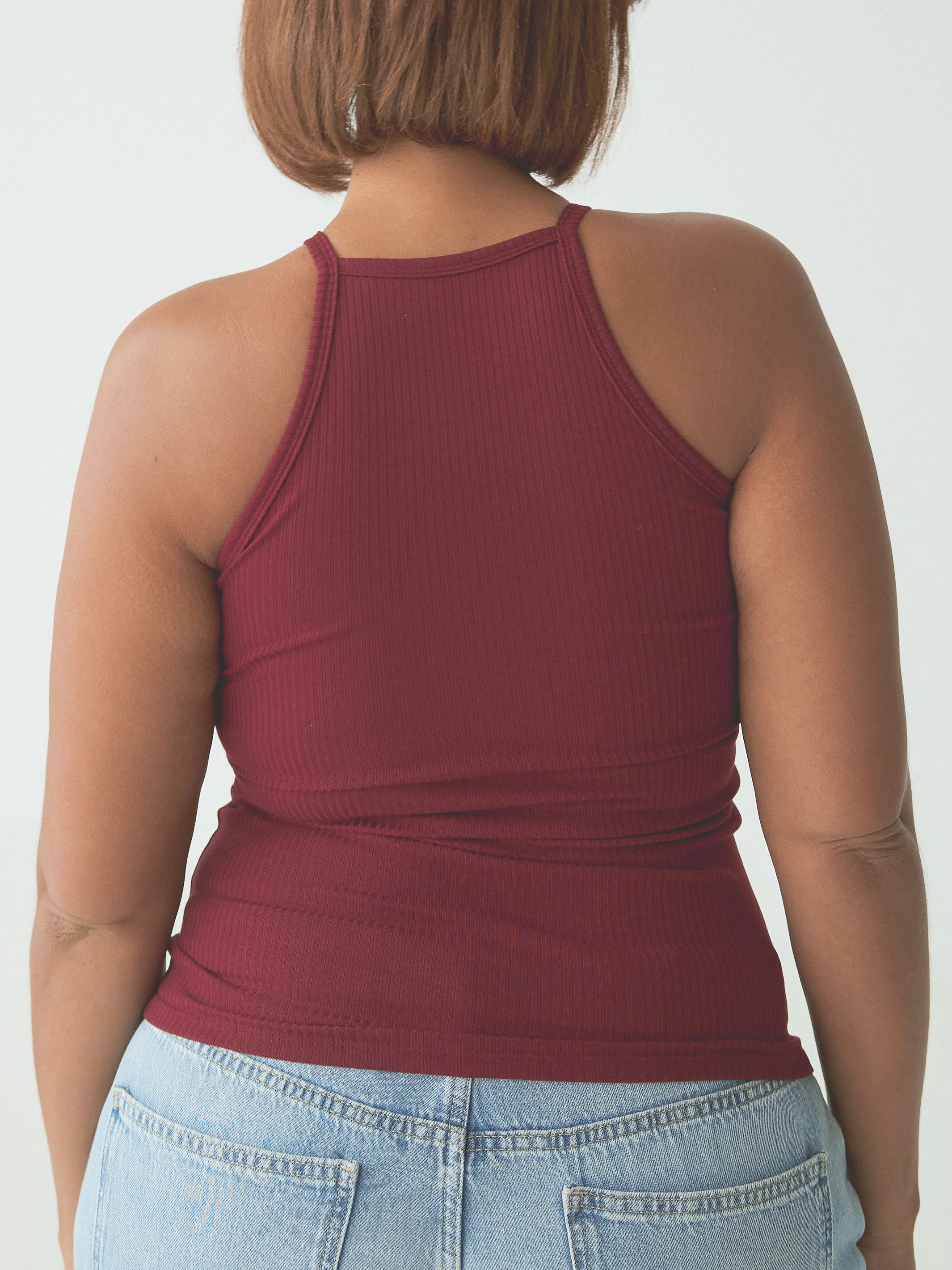 Ribbed High Neck Brami - Image 15