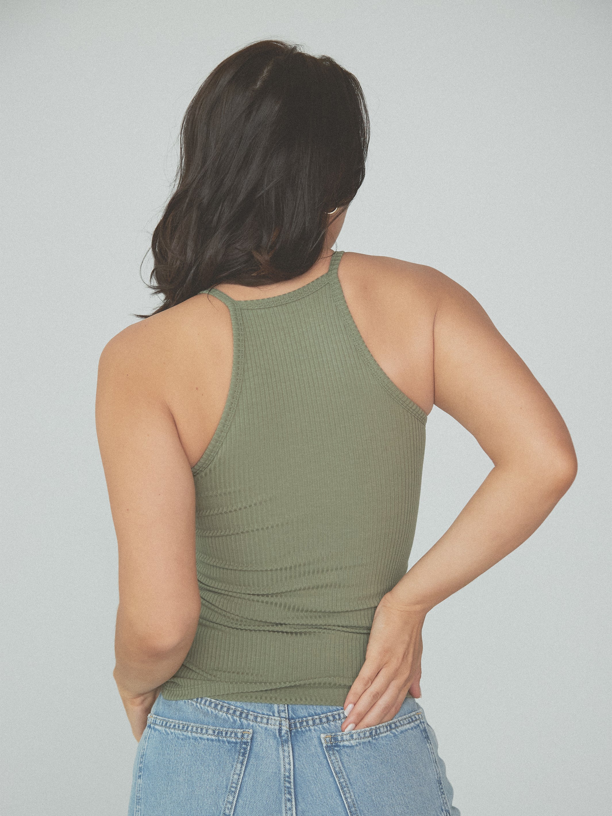 Ribbed High Neck Brami - Image 6