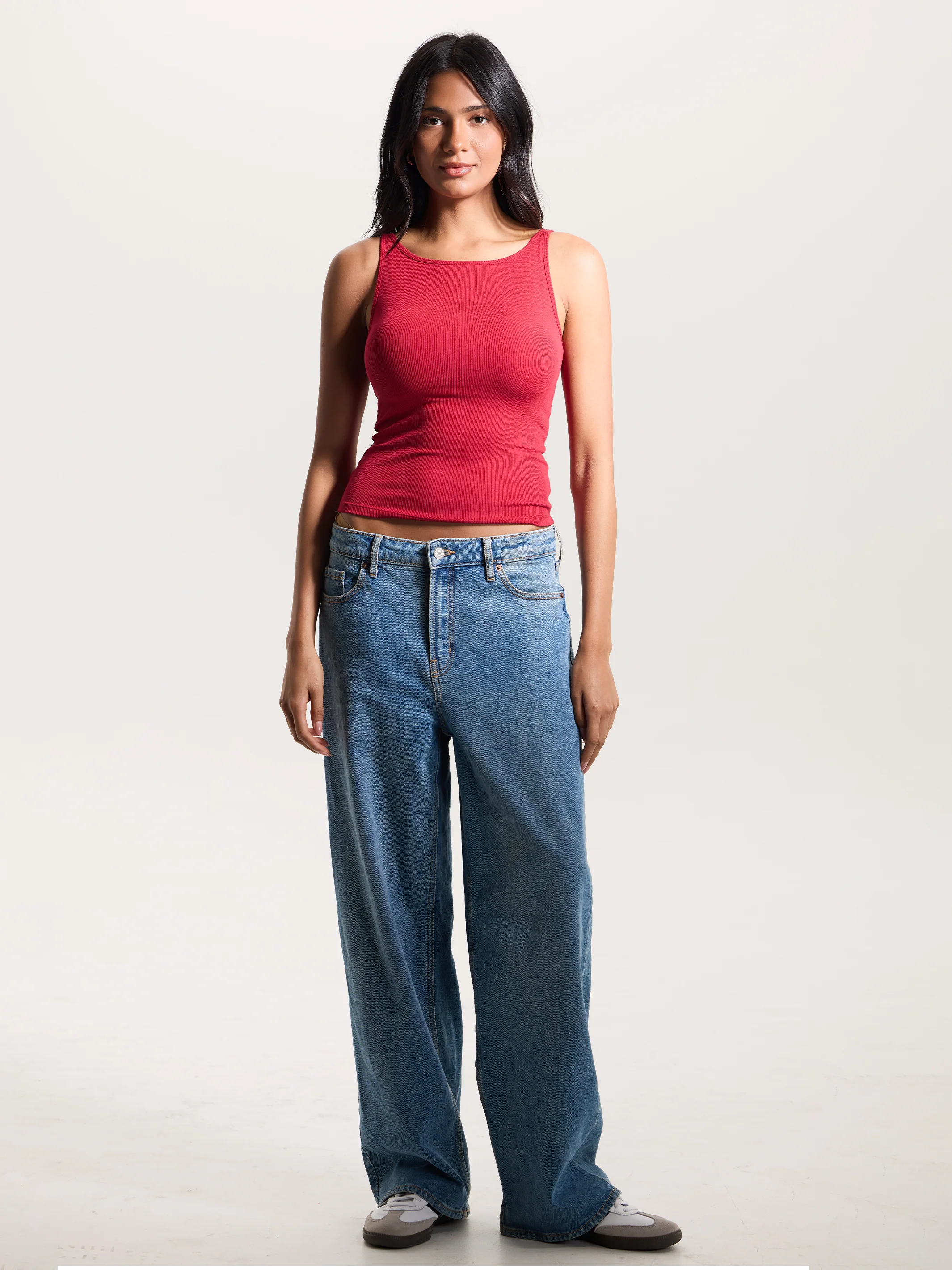 Ribbed Dainty Boat Neck Brami - Image 14