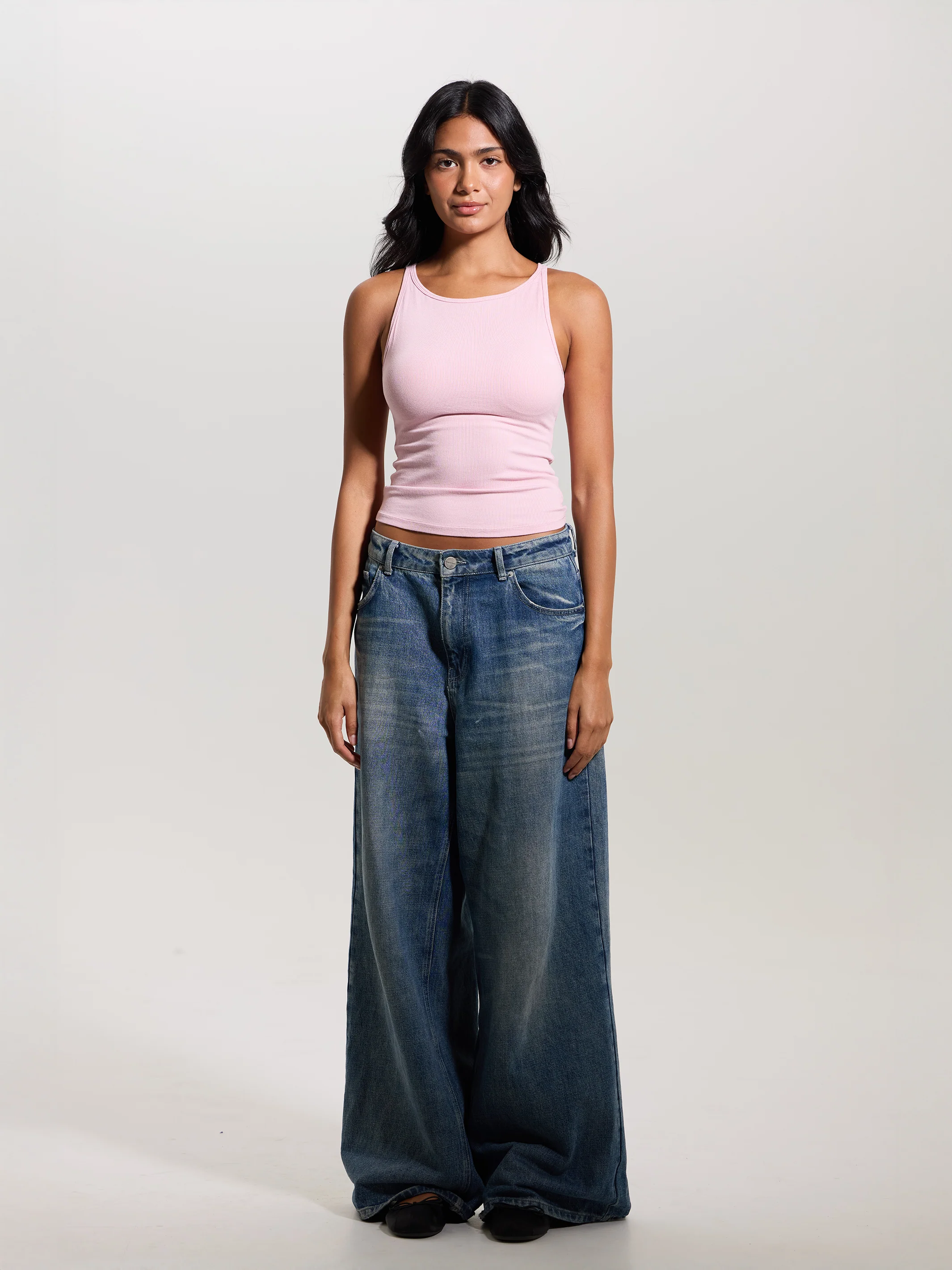 Ribbed Dainty Boat Neck Brami - Image 29