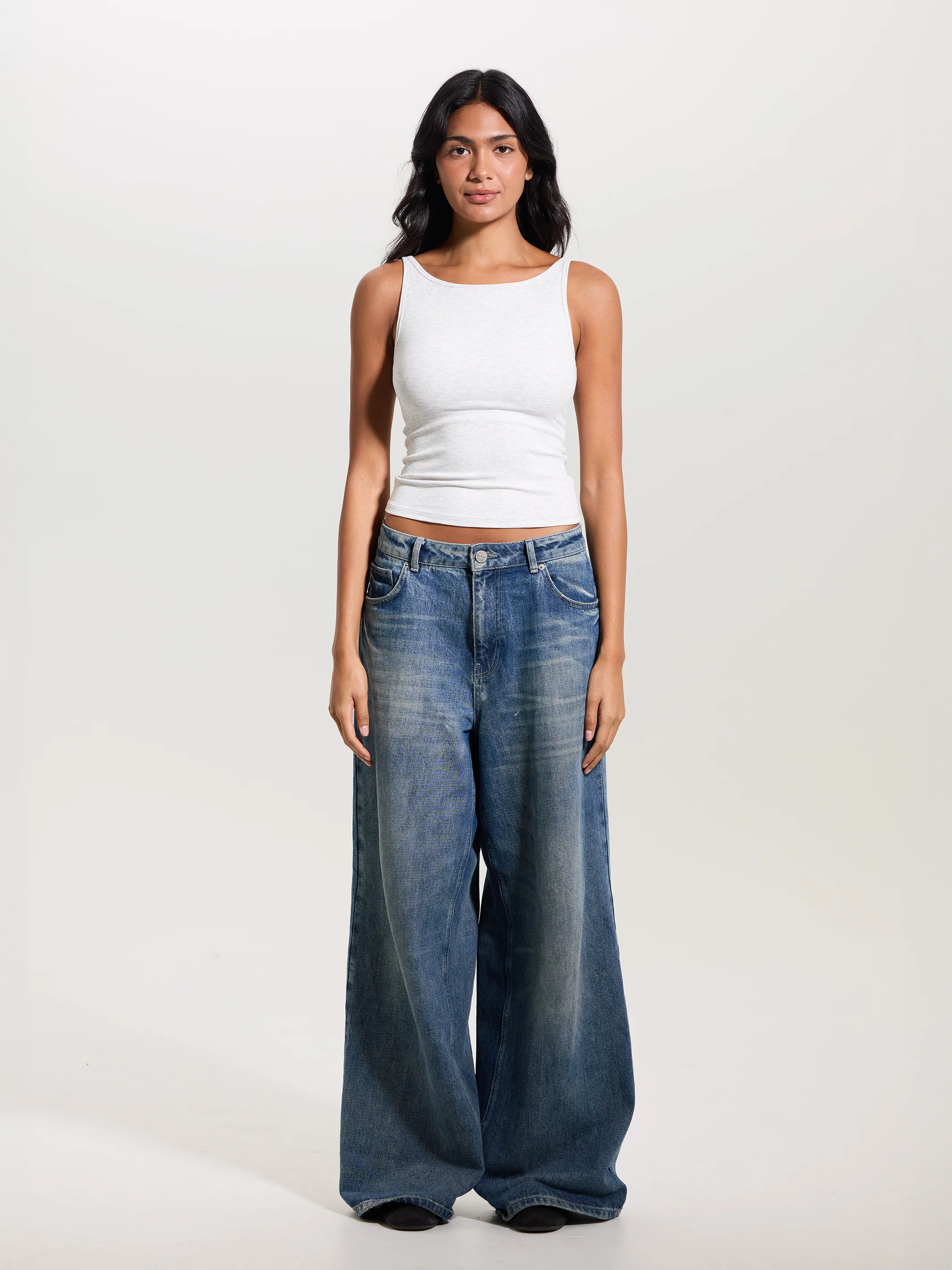 Ribbed Dainty Boat Neck Brami - Image 34