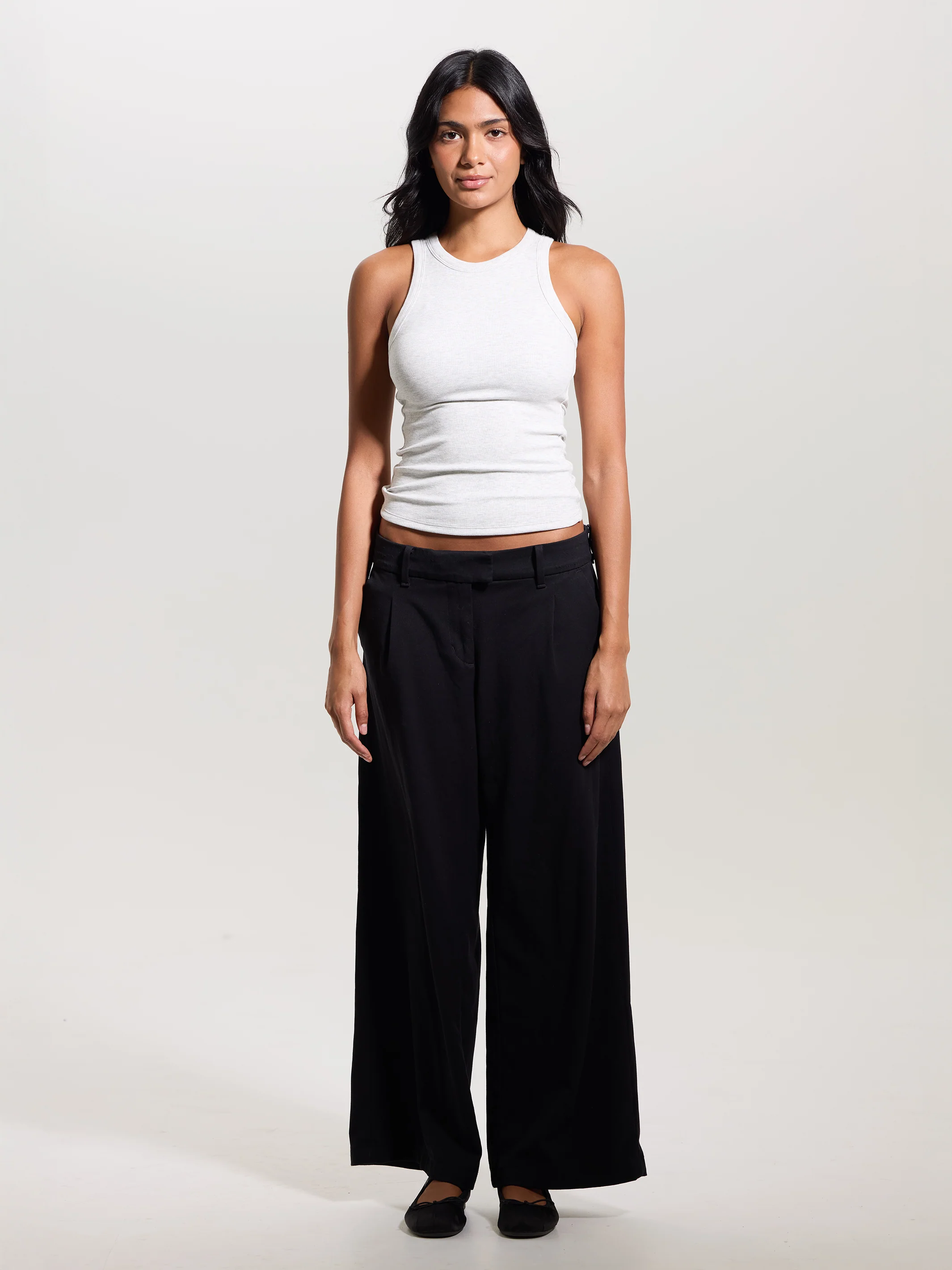 Chunky Binding Ribbed High Neck Brami (Full Length) - Image 16