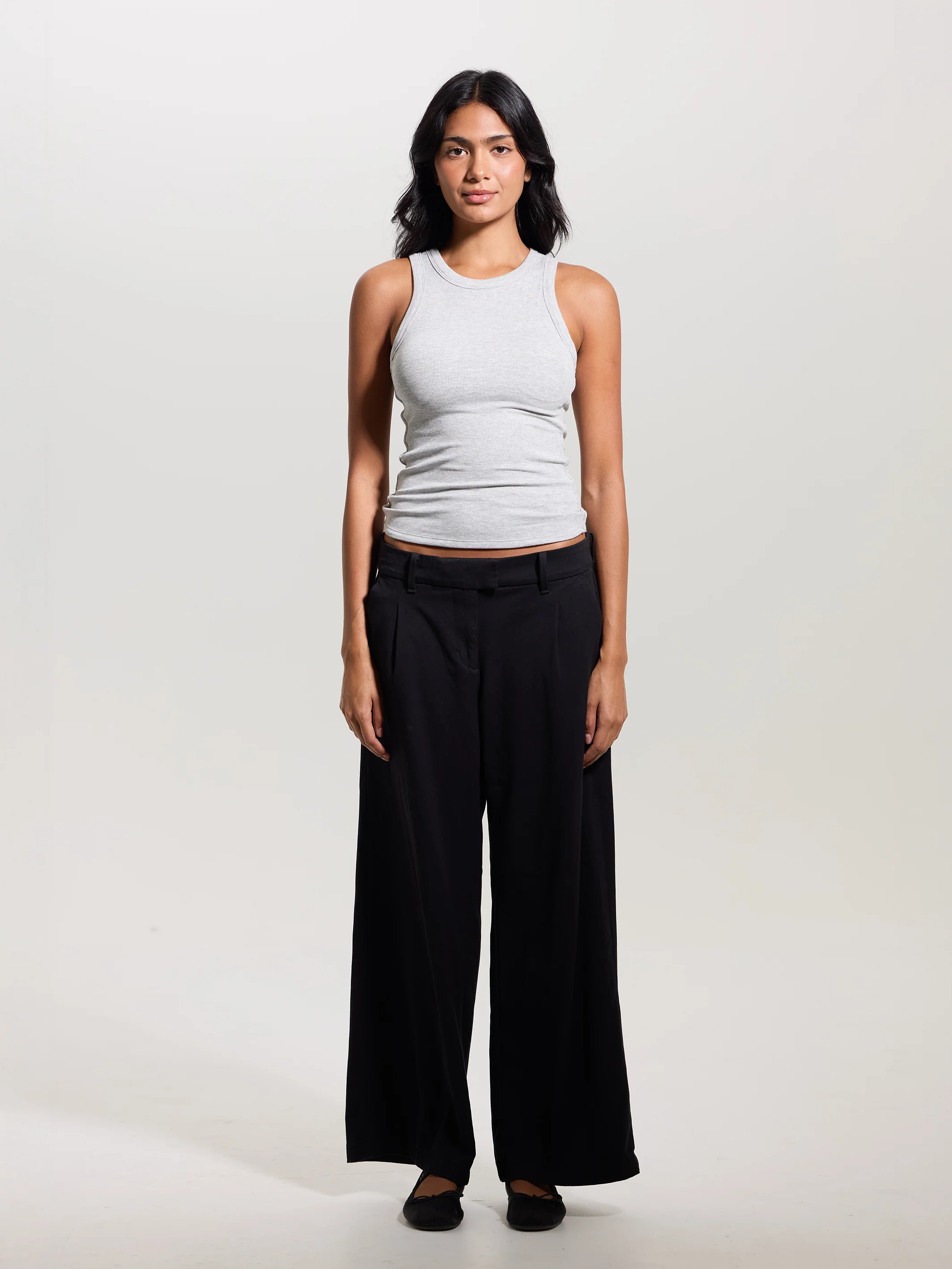 Chunky Binding Ribbed High Neck Brami (Full Length) - Image 20