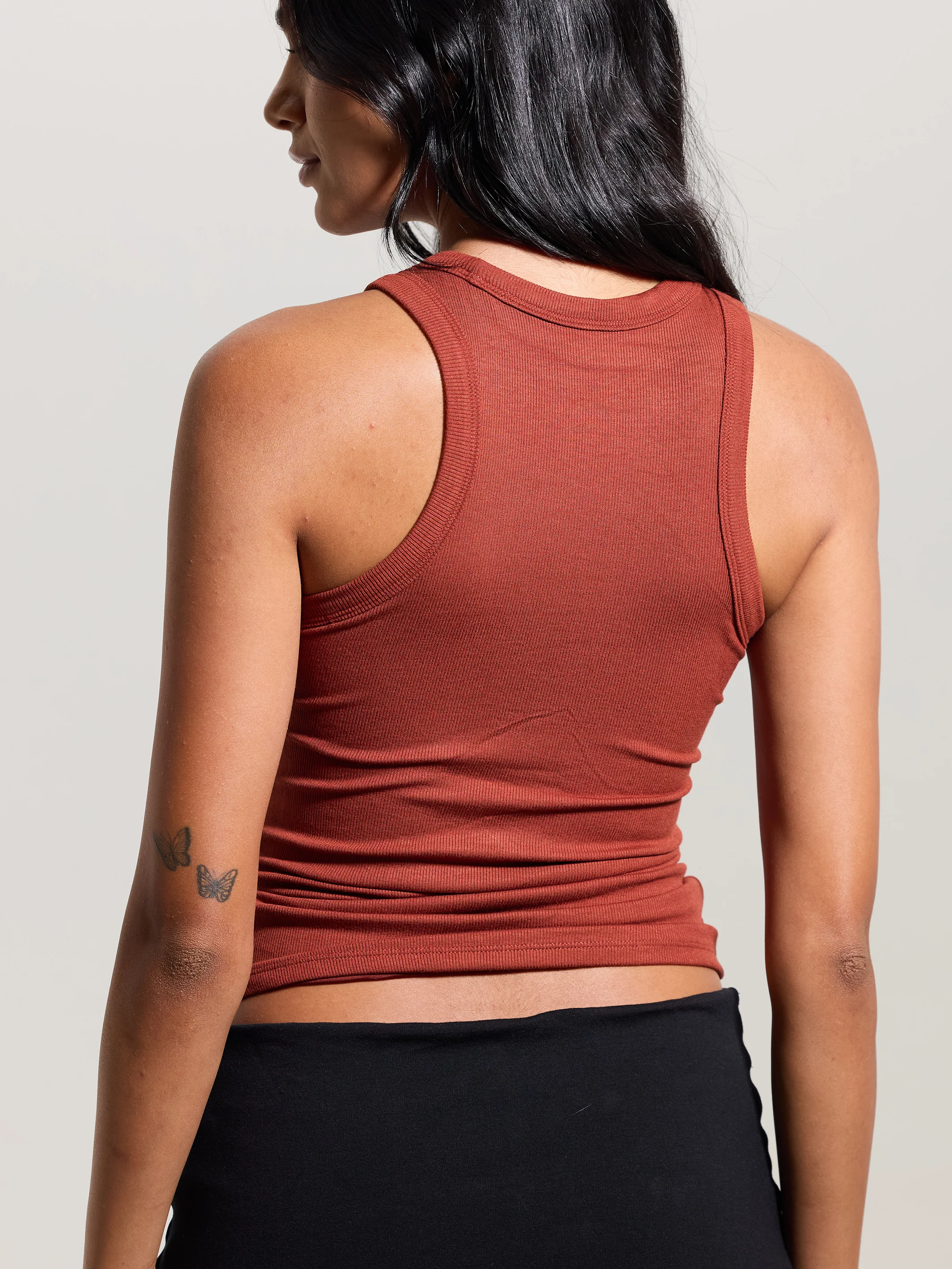 Chunky Binding Ribbed High Neck Brami (Full Length) - Image 22