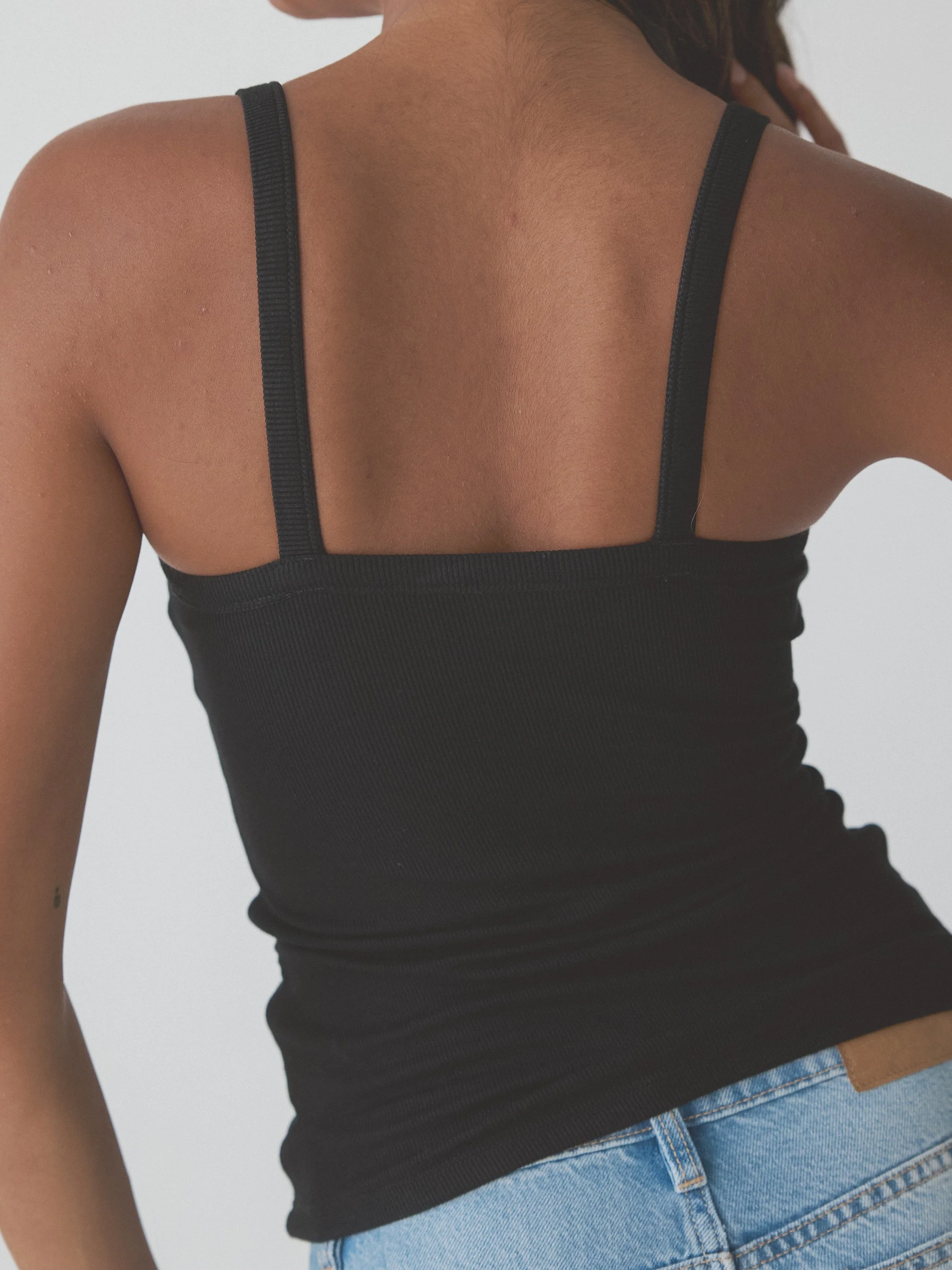 Ribbed Square Neck Brami - Image 12