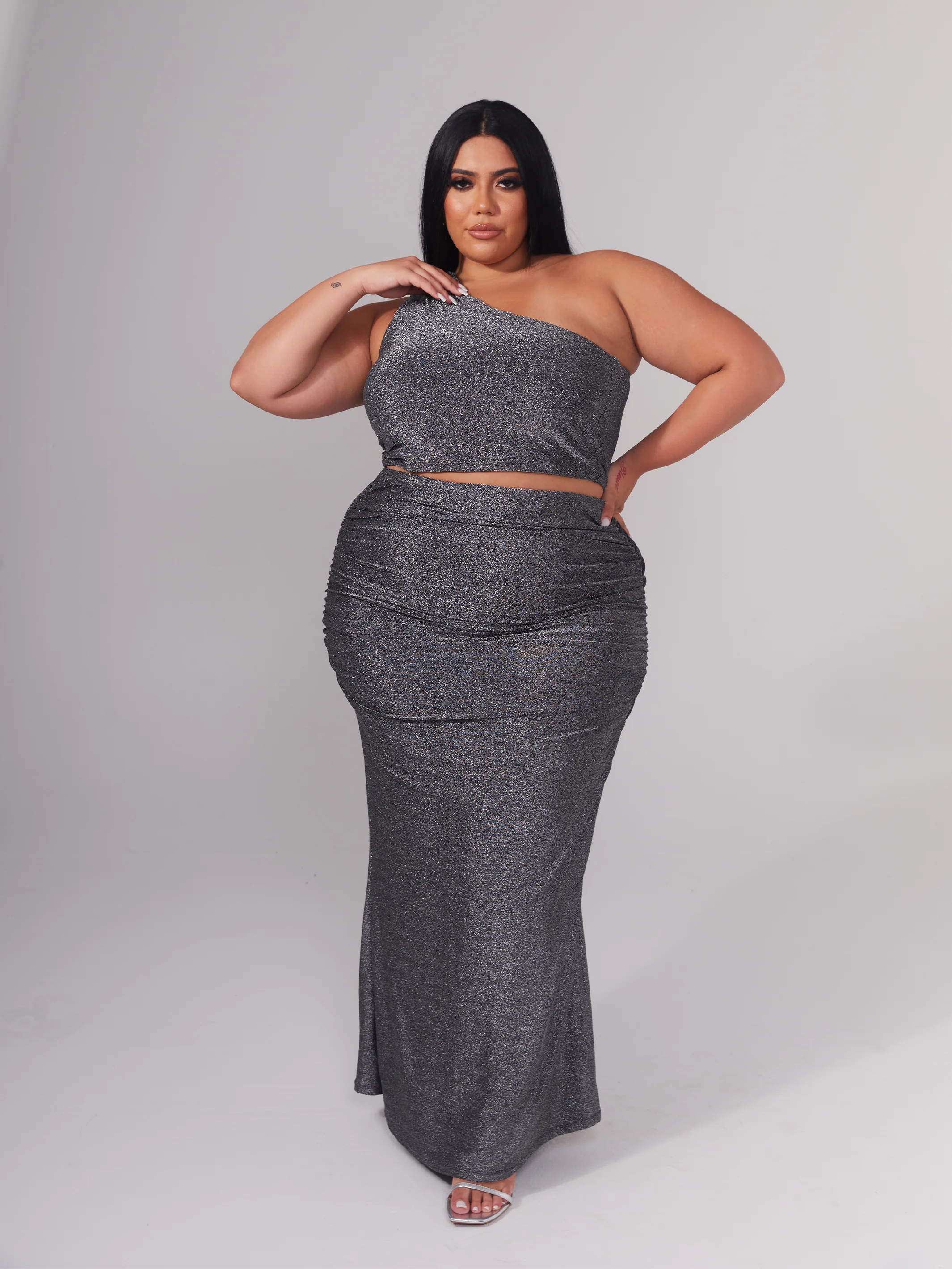 Shimmer Maxi Skirt - Image 9