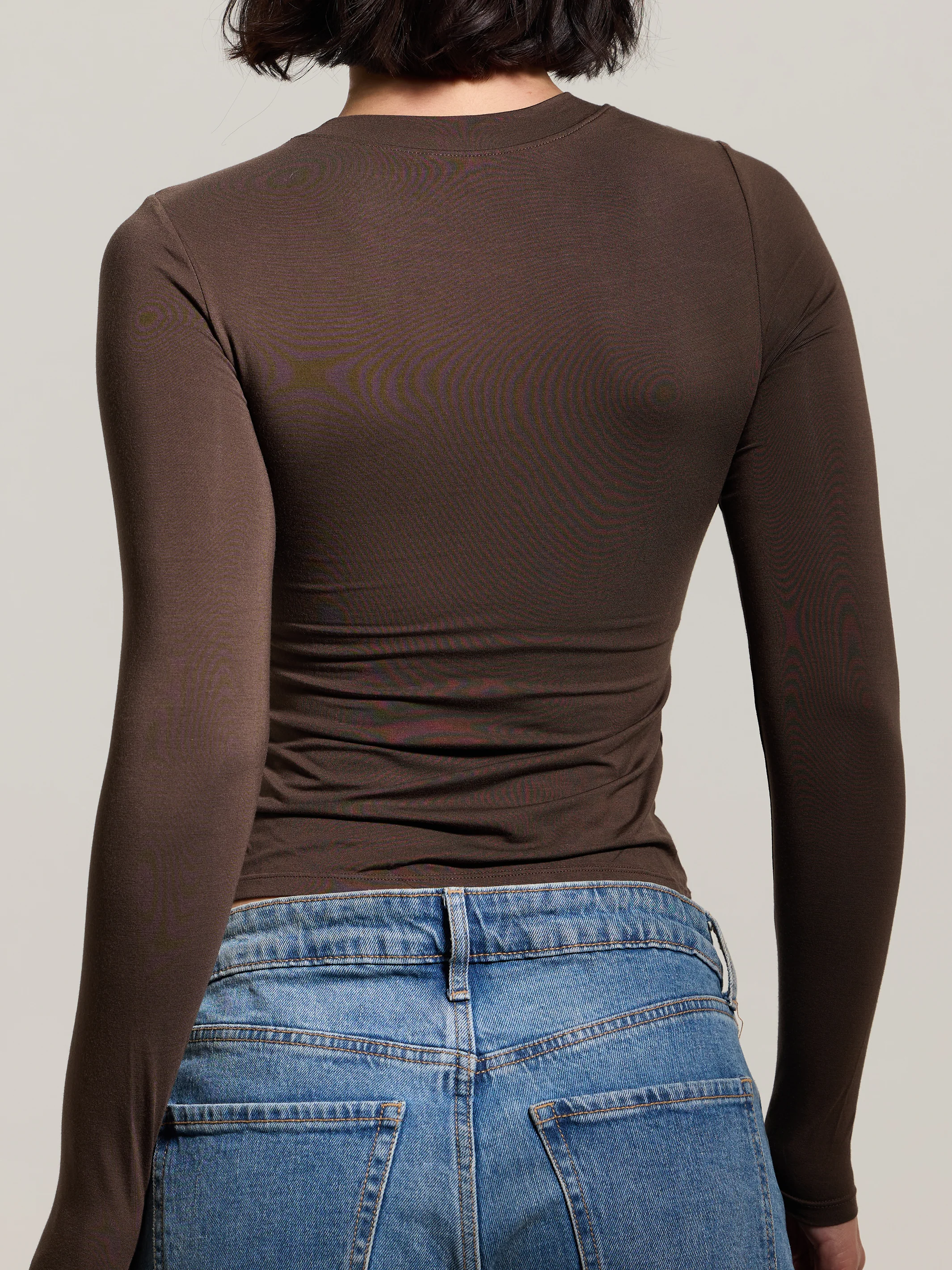 Crew Neck Braless Long Sleeve - Image 11
