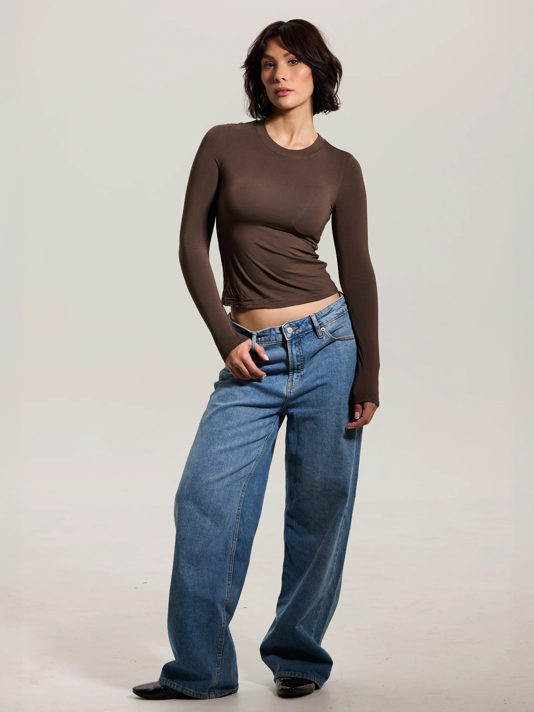 Crew Neck Braless Long Sleeve - Image 12