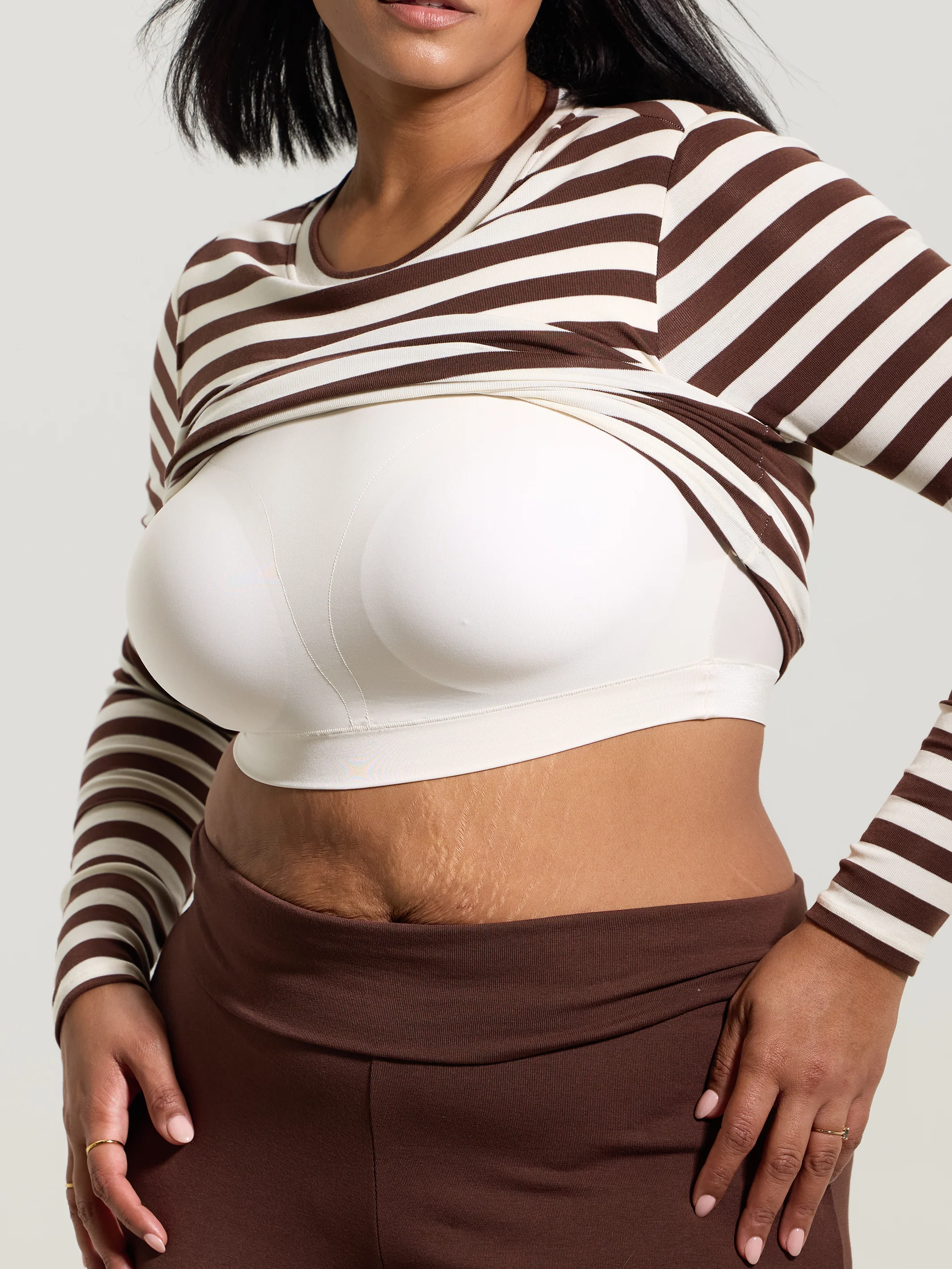 Crew Neck Braless Long Sleeve - Image 28