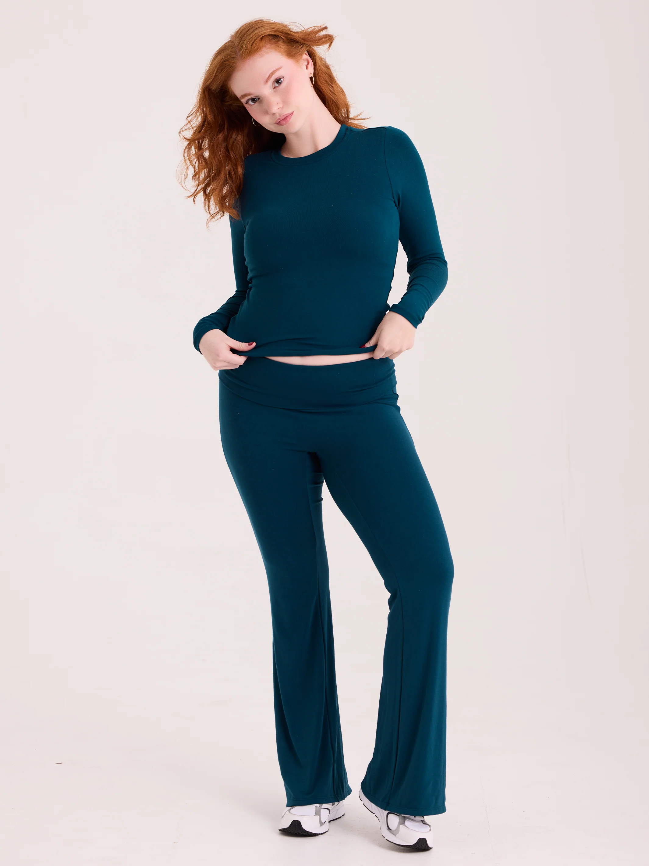 Crew Neck Braless Long Sleeve - Image 50