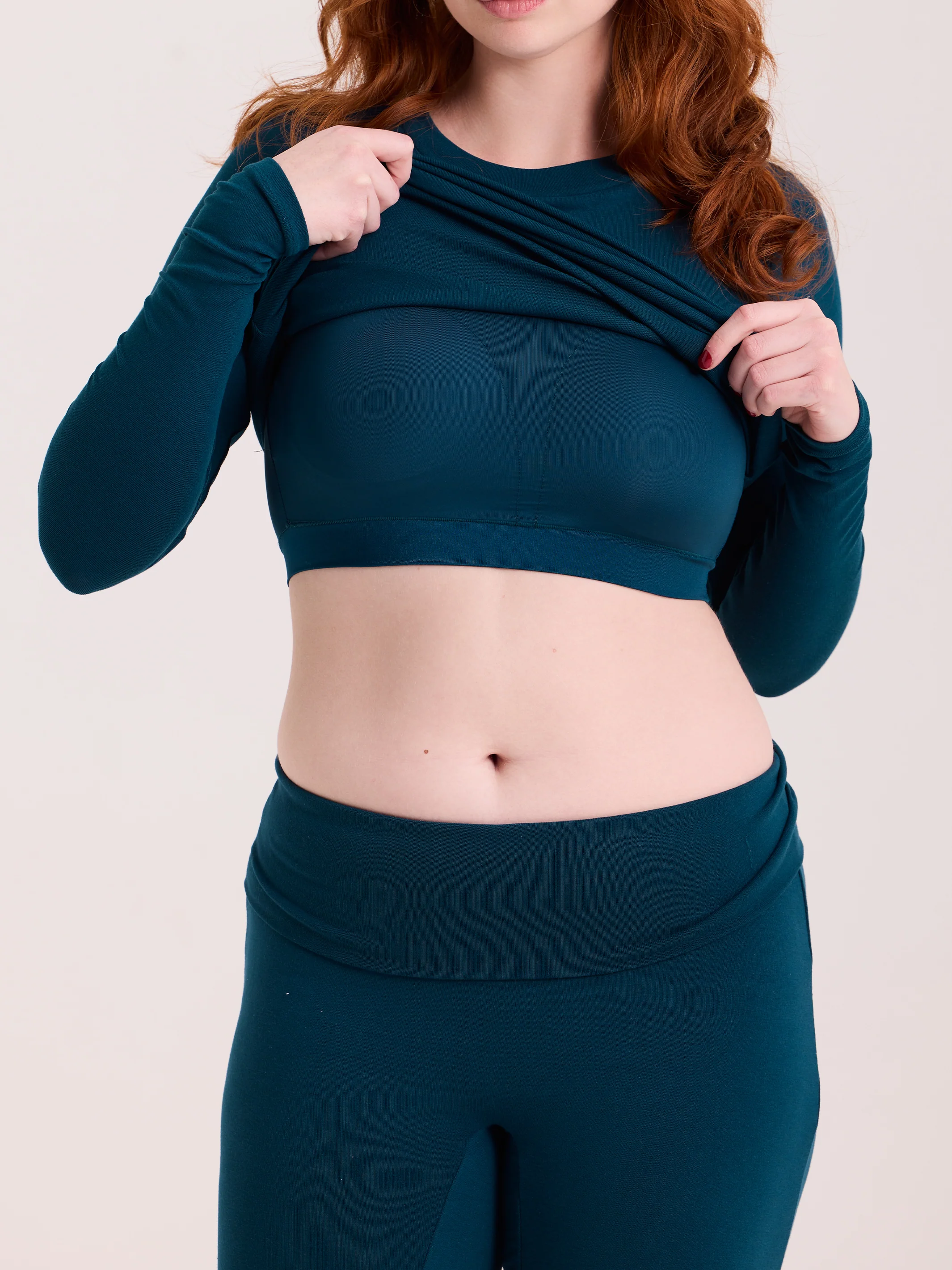 Crew Neck Braless Long Sleeve - Image 6