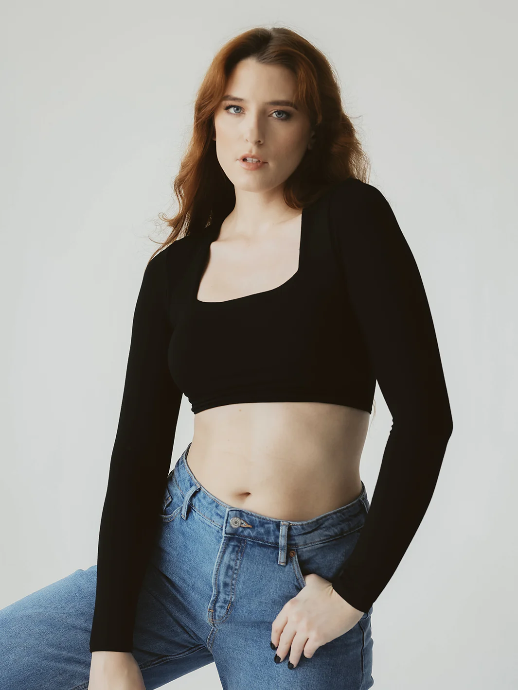 Long Sleeve Square Neck Brami - Image 10