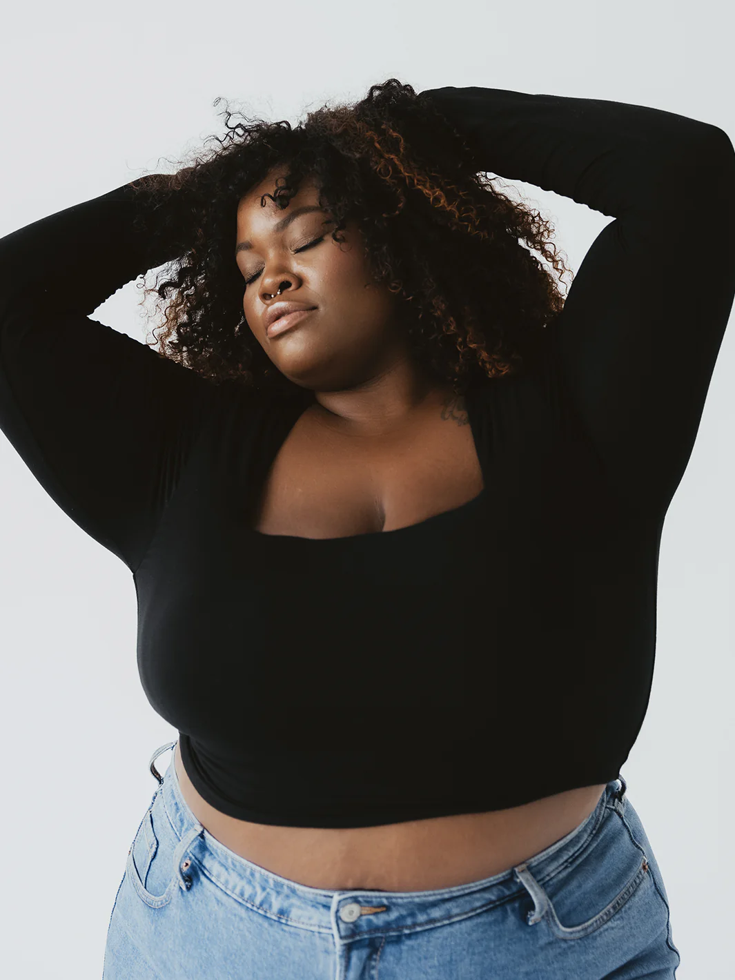 Long Sleeve Square Neck Brami - Image 14