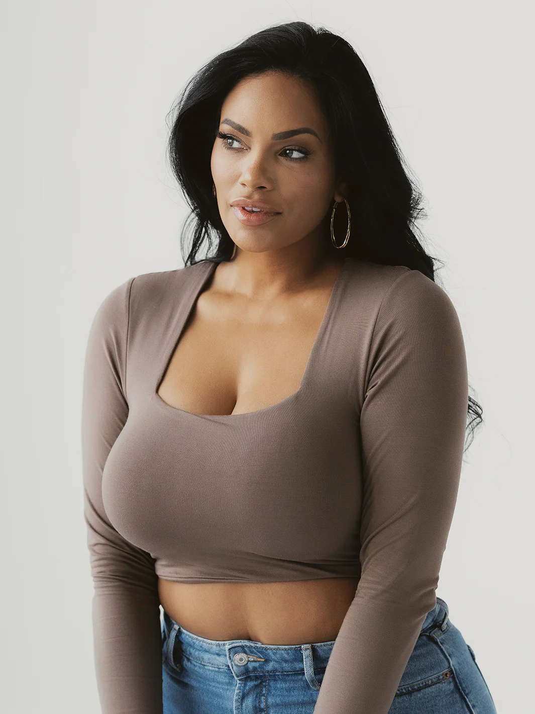 Long Sleeve Square Neck Brami - Image 6