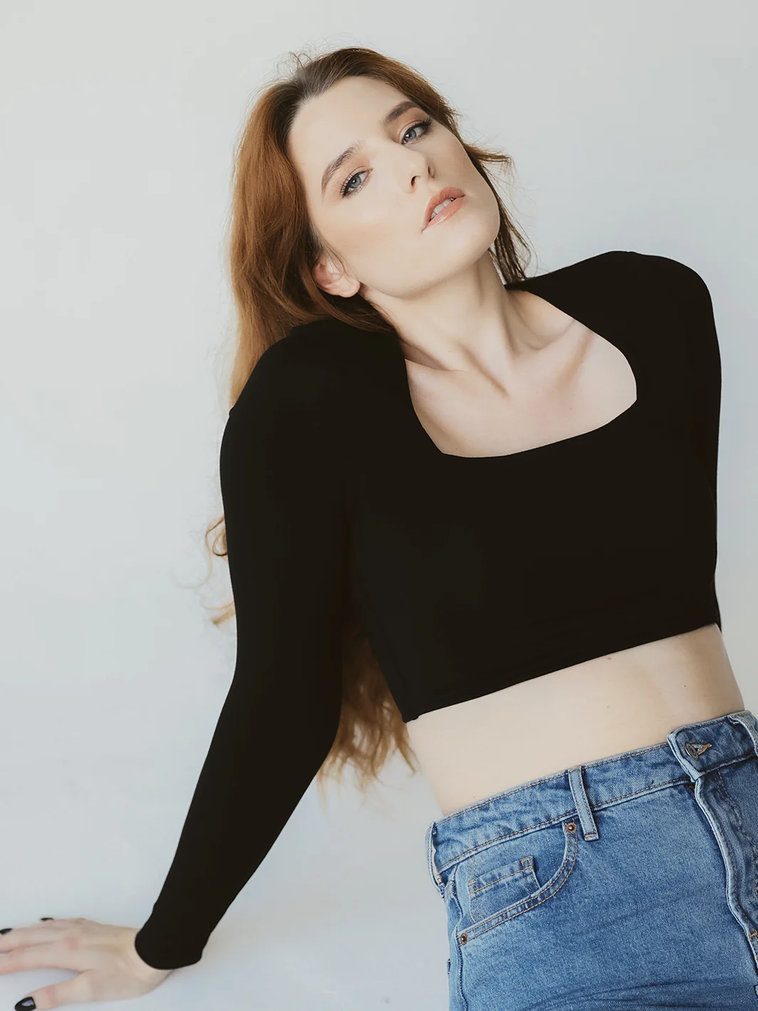 Long Sleeve Square Neck Brami - Image 9