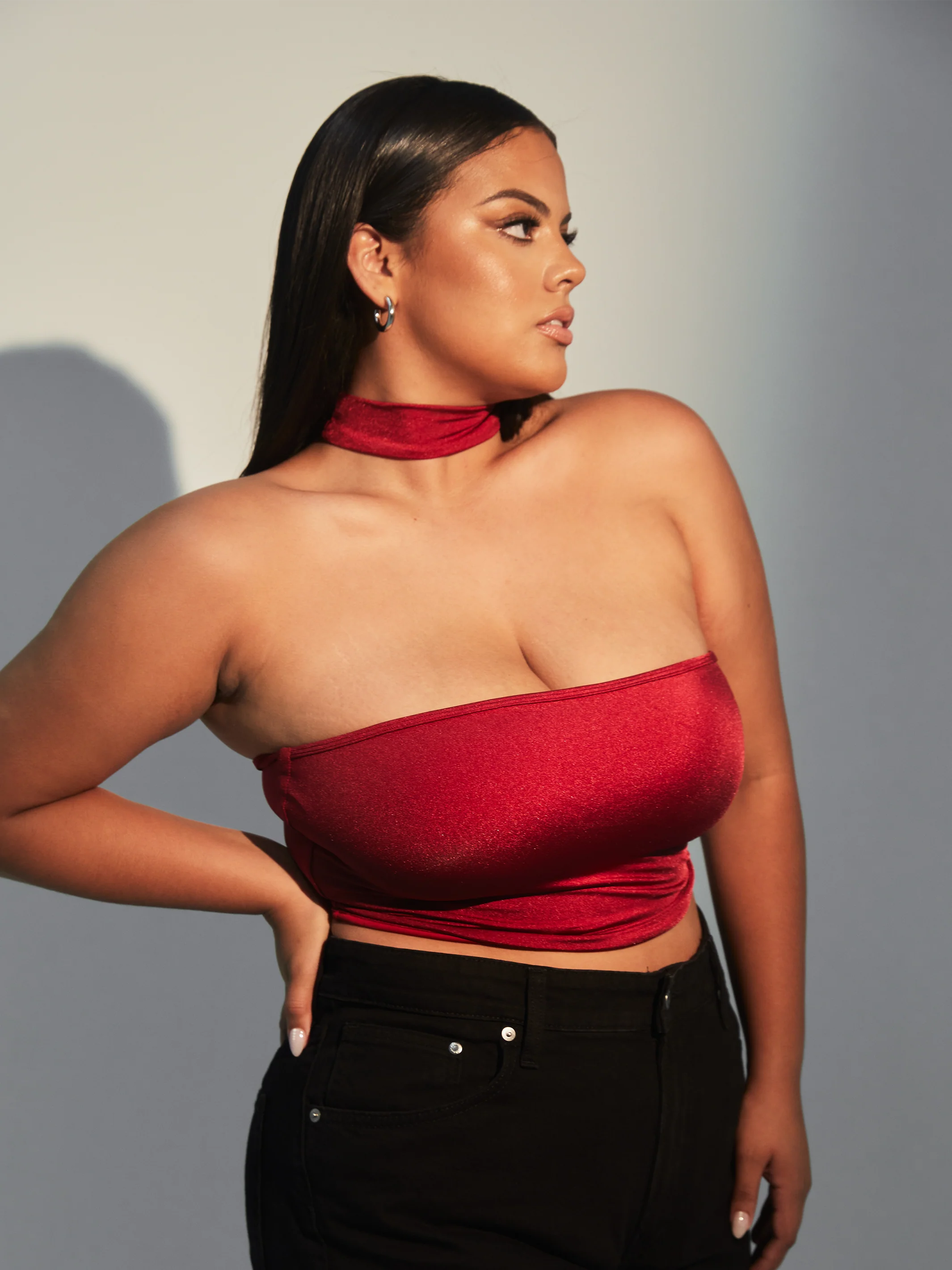 Lux Mock Neck Tube Top Brami - Image 4