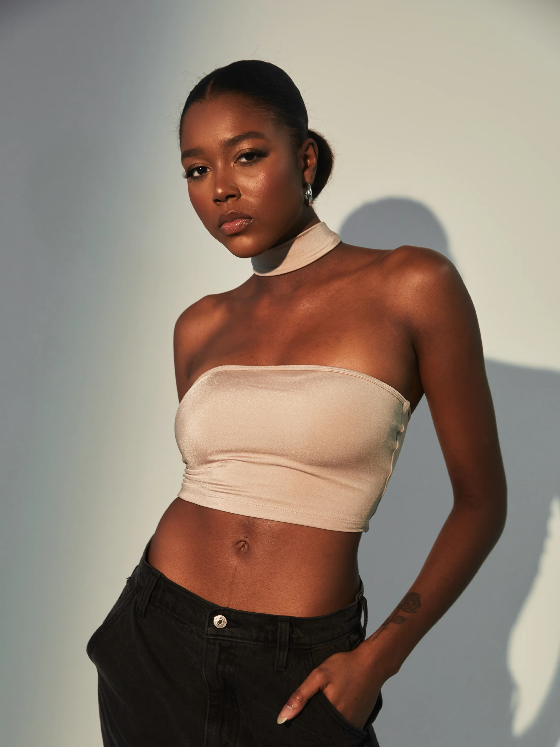 Lux Mock Neck Tube Top Brami - Image 8